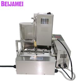 BEIJAMEI Commercial Doughnut Makers Machine Electric 4 Rows Donut Maker Fryer Machines Automatic Donuts Making Frying