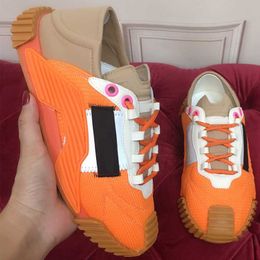 Spring designer ladies casual shoes luxury brand Women outdoor sneakers fashion classic couple lace-up flat shoess multi Colour non-slip and wear resistant