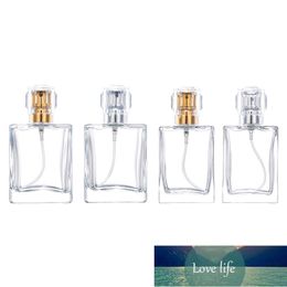 Empty Perfume Spray Pump Bottle Cosmetic Container Glass Toner Vials Transparent Dispenser Atomizer 30/50/100ml