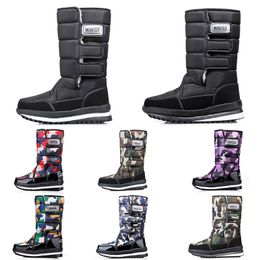 Botas de neve clássicas para mulheres moda masculina alta mini tornozelo curto bota de inverno senhoras meninas homens mulheres botas de algodão quente pele antiderrapante livre