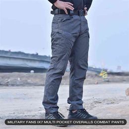 Outdoor Consul Tactical Pants City Secret Service Army Fans Multi Pocket Overalls Men's Combat Zipper 210715