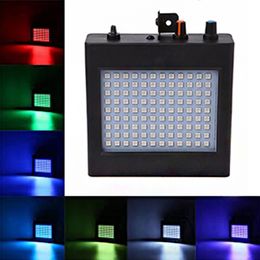 RGB 108 SMD5050 LED Bright Strobe Stage Lighting Sound Activated Disco Party effect Flash strobes light For DJ KTV Club