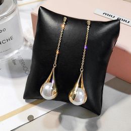 Dangle & Chandelier 2021 Korean Fashion Stud Earrings Luxury Pearls Drop Earring Designer Statement Earings Jewellery For Women Jewellery