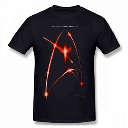 Erkekler Giyim Star Trek Bilim KurguTV Serisi Homme T-Shirt Discovery Sezon 2 Premier Poster Streetwear Kısa Kollu G0113