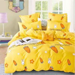 Alanna hot selling 01 Printed Solid bedding sets Home Bedding Set 4-7pcs High Quality Lovely Pattern with Star tree flower C0223