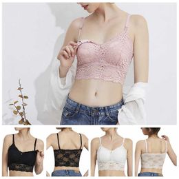 Breastfeeding Maternity Nursing Bras Pregnant Women Pregnancy Underwear Wire free Feeding Bra Lace Top Feeding Underwear Y0925