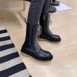 Boots Top Snow Quality Cavalier Martin Motorcycle Brand Zipper Mid-boots Women's Winter Warm Women sports casual Shoes