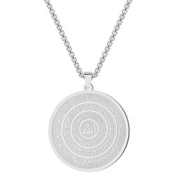 nordic gifts NZ - Pendant Necklaces Kinitial Egyptian Eye Of Ra Amulet Necklace Slavic Nordic Rune Geometric Round Disc Charm For Women Jewelry Gift