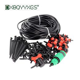25M Garden Drip Irrigation Automatic Watering Systems For Greenhouses Faucet Planten Water Geven Gardening Tools And Equipment 210610