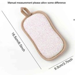 Double Sided Kitchen Magic Cleaning Sponge Scrubber Sponges Dish Washing Towels Scouring Pads Bathroom Brush Wipe Pad LLD12738