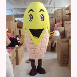 Performance Vegetable Corn Mascot Costumes Halloween Fancy Party Dress Cartoon Character Carnival Xmas Easter Advertising Birthday Party Costume Outfit