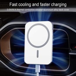 15W Magnetic Wireless Holder Car Charger Mount for iPhone 12 12 Pro 12 Mini 12 Pro Max Fast Charging Auto-Alignment Air Vent Com270y