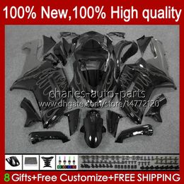 Body Kit For KAWASAKI NINJA ZX 6R 600 CC 600CC 6 R ZX-600 2007 2008 Bodywork 10No.85 ZX-636 ZX600C ZX636 07-08 ZX-6R ZX 636 ZX600 ZX6R 07 08 Motorcycle Fairing grey flames