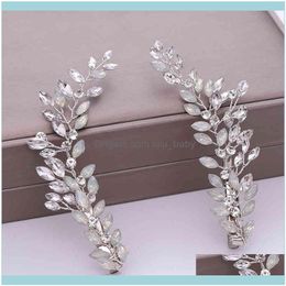 Headbands Jewelryahmad Amin Exclusive Link Handmade Bridal Vine Headband Wedding Aessories Comb Pins Hair Jewellery Drop Delivery 2021 4Hcsi