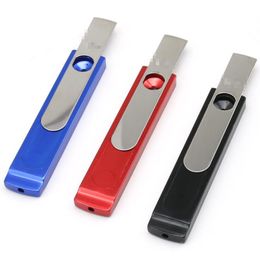 Mini Dry Herb Tobacco Smoking Tube Filter Removable Handpipe Portable Innovative Design Cool High Quality Colorful Aluminium Alloy DHL Free