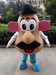 High quality Potato Mascot Costumes Halloween Fancy Party Dress Cartoon Character Carnival Xmas Easter Advertising Birthday Party Costume Outfit