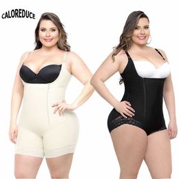 Women Waist Trainer Seamless Corset zipper sexy body shaper Body Reducer Open Bust Reducing Shapewear Slimming women shapers