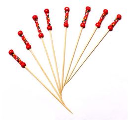Cocktail Sticks 100 Counts Wooden Toothpicks Party Supplies Frill Finger Food Fruits Sandwich Nibbles XB1