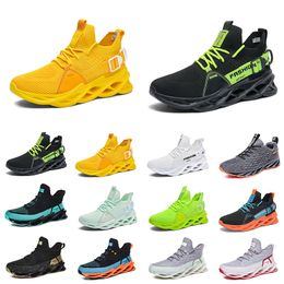 men running shoes breathable trainers wolf grey Tour yellow teal triple black white green mens outdoor sports sneakers sixty