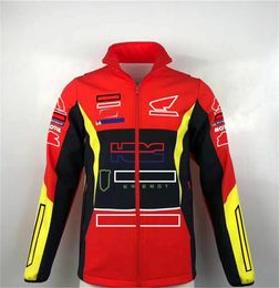 explosion model MOTO factory team sweater coat double cotton warm waterproof stand collar racing jacket