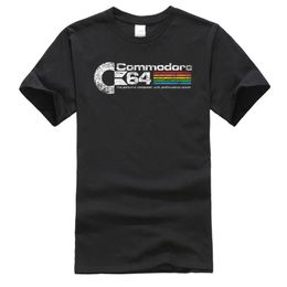 C64 SID Amiga 8-bit Commodore 64 Mens T Shirt LGB Rainbow Casual ops Crew Neck Autumn Pure Cotton Streetwear 210706