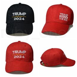 Donald Trump 2024 Baseball Caps Cotton Sunscreen 2024 USA President Election Support Cap Trump Baseball Hats Party Hats RRA4173