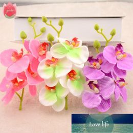 Decorative Flowers & Wreaths Silk Artificial Orchid Bouquet For Home Wedding Party Decoration Cymbidium Scrapbooking Supplies Orchi