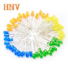 diodes kit Canada - 100pcs 3mm LED Diode F3 Assorted Kit White Green Red Blue Yellow Orange Pink Purple Warm White DIY Light Emitting Diode