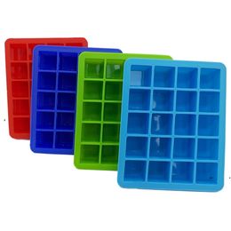 new Ice Cube Mold Silicone Chocolate Ice Cream Jelly Candy Pudding Mold Tray Maker Holder Easy Release 20 Grid EWD7610