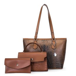 Pink sugao women shoulder tote bags handbags luxury high quality large capacity purse fashion designer shopping bags 3pcs/set HBP