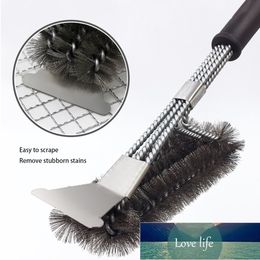 18" BBQ Cleaner Stainless Steel Wire Bristles Grillers Grill Brush Rugged Grill Cleaning Brush Factory price expert design Quality Latest Style Original Status