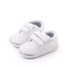 Newborn First Walkers Мягкая подошва пледа детская обувь младенцев противоскользящая повседневная обувь кроссовки 0-18 месяцев