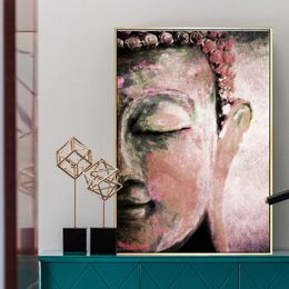 Canvas Paintings Buddha Art Wall Pictures For Living Room Modern Posters Prints Buddha Decorative Pictures Unframed