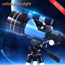 150X Times Professional Astronomical Telescope Powerful Zoom Space Monocular Tripod Optional Smartphone Holder Gift Children