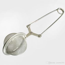 Tea Infuser Stainless Steel Sphere Mesh Tea Strainer Coffee Herb Spice Filter Diffuser Handle Tea Infuser Ball Kitchen Tool XVT1007