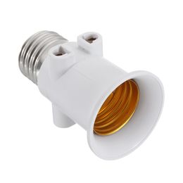 Lamp Holders 2 Outlet Light Socket to Plug Adapter Connector Accessories Power Splitter LED Bulb Base Screw Light