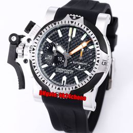 16 style High-quality Watches Chronofighter Diver Left Hand Quartz Chronograph Mens Watch Black Dial Rubber Strap Gents Sports Wristwatches