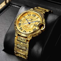 ONOLA Men Watch Top Brand Luxury,Fashion Stainless Steel Business Quartz Wrist Watches,Mens Waterproof Clock,Relogio Masculino X0625
