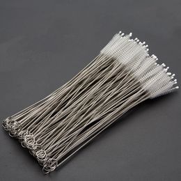 Manufacturer wholesale stainless steel pipette tube cleaning straw brush 240 * 50 * 10mm