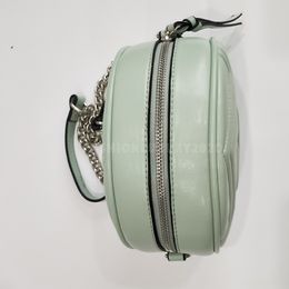 Round zipper Wallet Leather Purse Chain Handbag Women handbag Handbags Tote Bags Heart style Soho Bag Disco Shoulder Cross Body 18218I