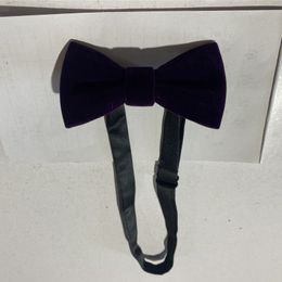 Child Velvet Bow ties 9 Colours 10*5cm single layer bowknot bowtie for Christmas Gift Free FEDEX UPS