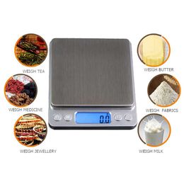 Portable Electronic Scales Practical LED Digital Kitchen Multifunctional Jewellery Food Diet Scale Weight Balance Tool 210615