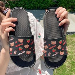 GAI Summer Slipper's Shoes Cartoons Cute Fruit Open Toe Flip Flops Outdoor Soft Bottom Beach Slides Sandals Female Qq790 210625