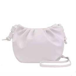 HBP Non-Brand cloud Korean version versatile PU bag trend candy Colour one shoulder cross dumpling sport.0018