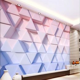3D stereo geometric plaster marble wallpapers TV background wall modern wallpaper for living room
