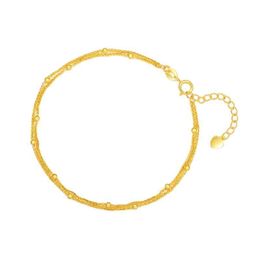 Luxury Fashion AU750 Solid Pure 18K Gold Chain Bracelet Jewellery Women Ladi Female Bridal Engagement Wedding Bracelets