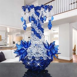 DIY Handmade Flower Vase Acrylic Pendant Bottle Desk Decoration Bedroom Living Room Creative Nordic Home Decor Crafts 211215