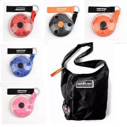 Storage Bags Super-small portable folding telescopic disc shopping multifunctional storages bag LLB9974