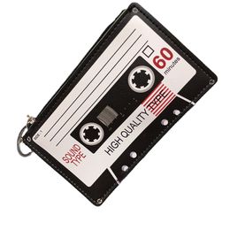 Creative Coin Purse Gift Retro Car Tape Television PU Leather Key Card Wallet Child Storage Bag