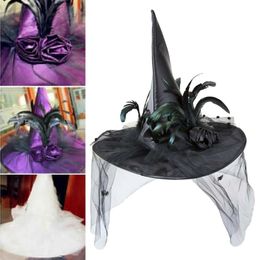 Outdoor Hats Witch Caps Adult Costume Accessory Halloween Fancy Cosplay Decor ZJ55